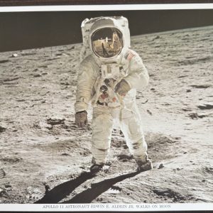 Apollo 11 Vintage NASA litho - Buzz Aldrin "Man on the Moon"